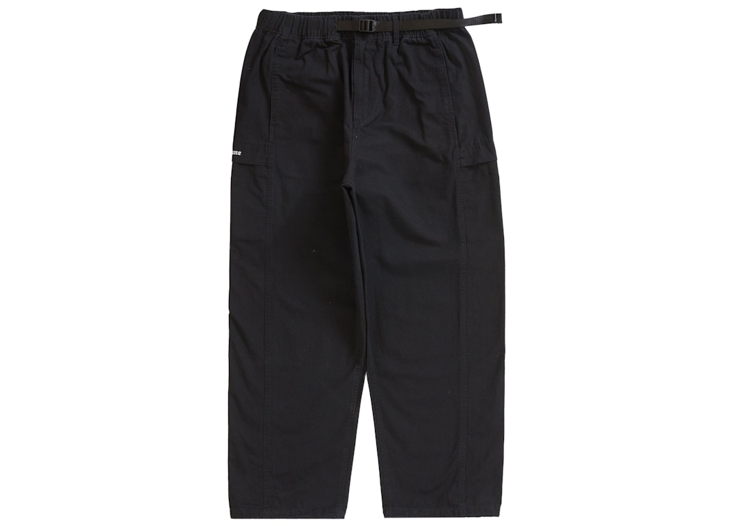 Pre-owned Supreme Belted Trail Pant (ss23) Black