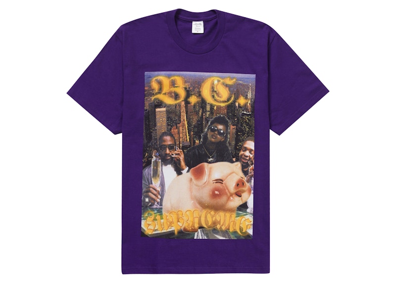 Supreme Bernadette Corporation Money Tee Purple Men's - SS23 - US