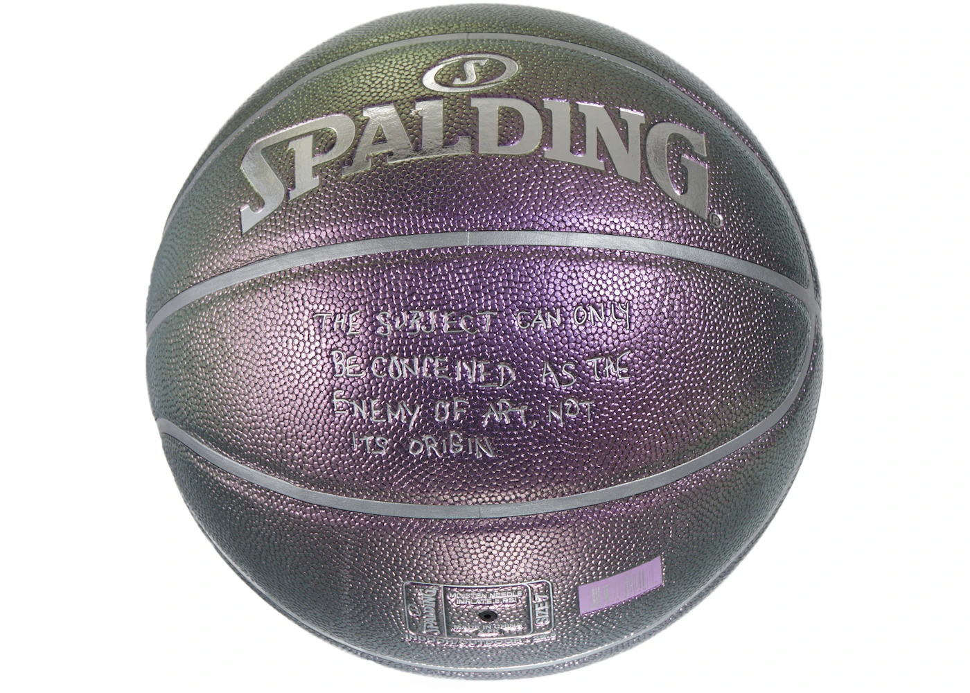 Supreme Bernadette Corporation Spalding Basketball Purple SS23 US