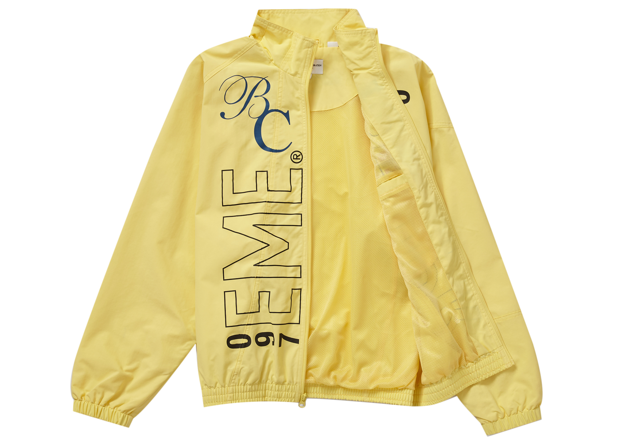 Supreme Bernadette Corporation Track Jacket Pale Yellow
