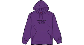 Supreme Best Of The Best Hooded L/S Top Purple