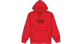 Supreme Best Of The Best Hooded L/S Top Red