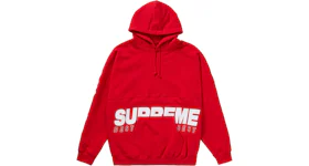 Supreme Best Of The Best Hooded Sweatshirt Red