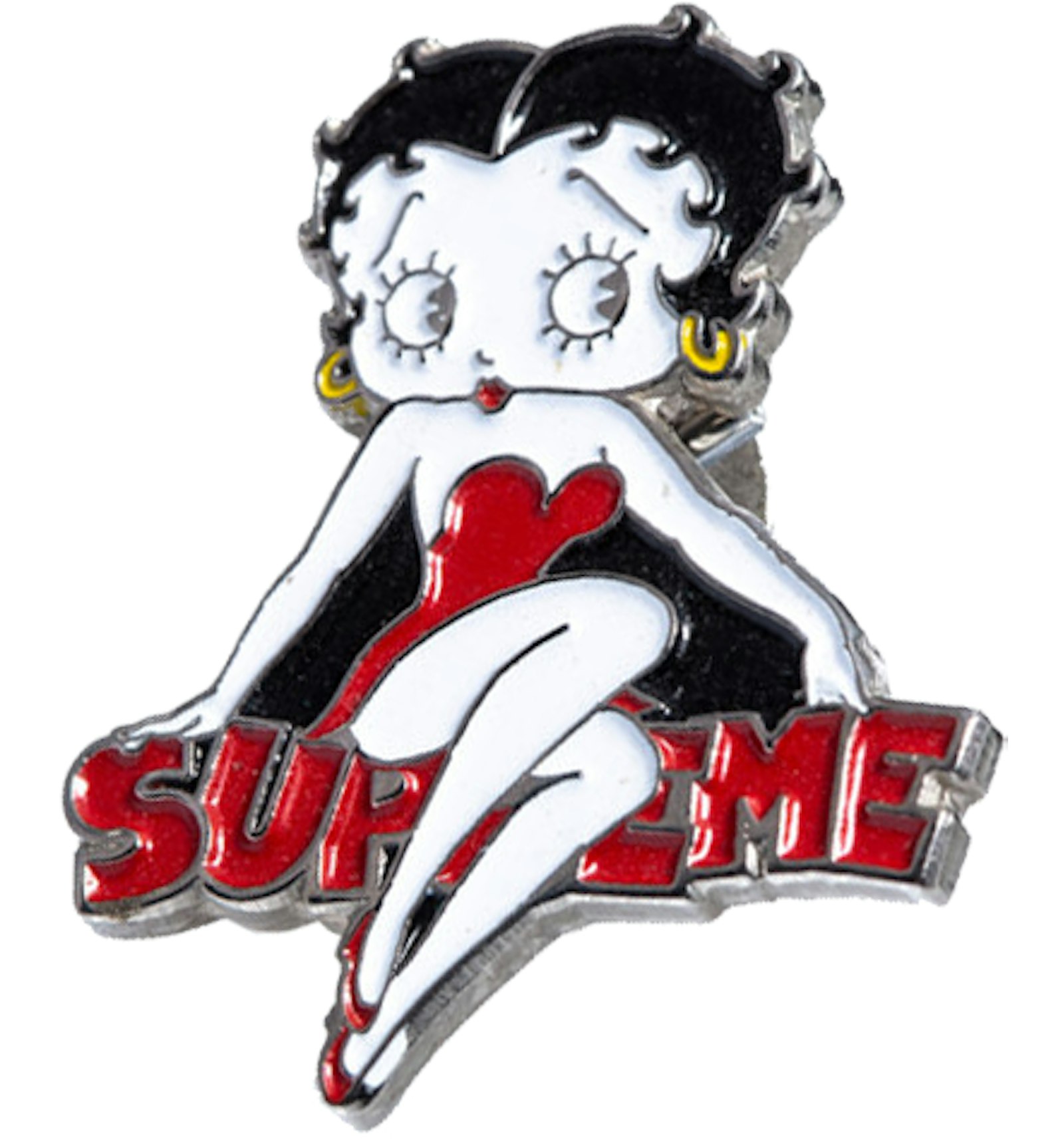 Supreme Betty Boop Pin Silver