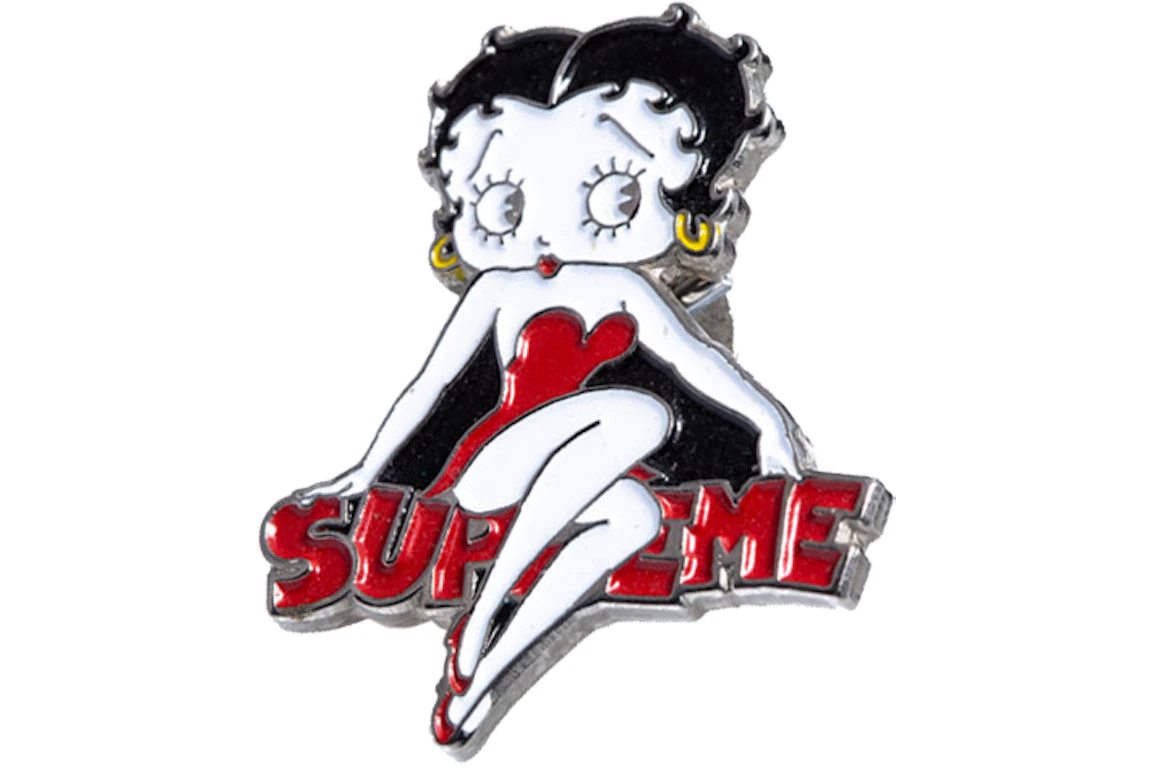 Supreme Betty Boop Pin Silver