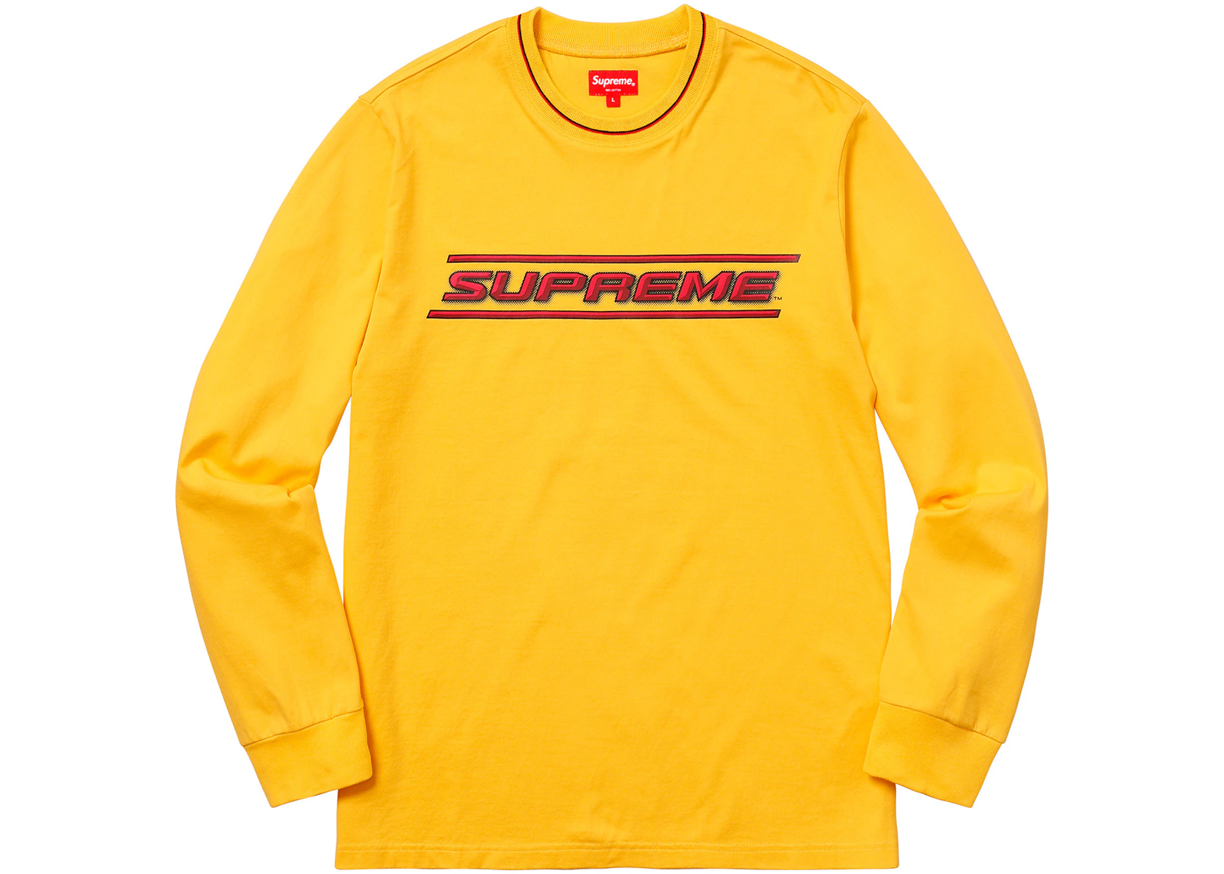 Supreme Bevel L/S Top Yellow - SS18 - JP