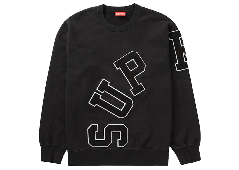 美品 Supreme Big Arc Crewneck 黒M