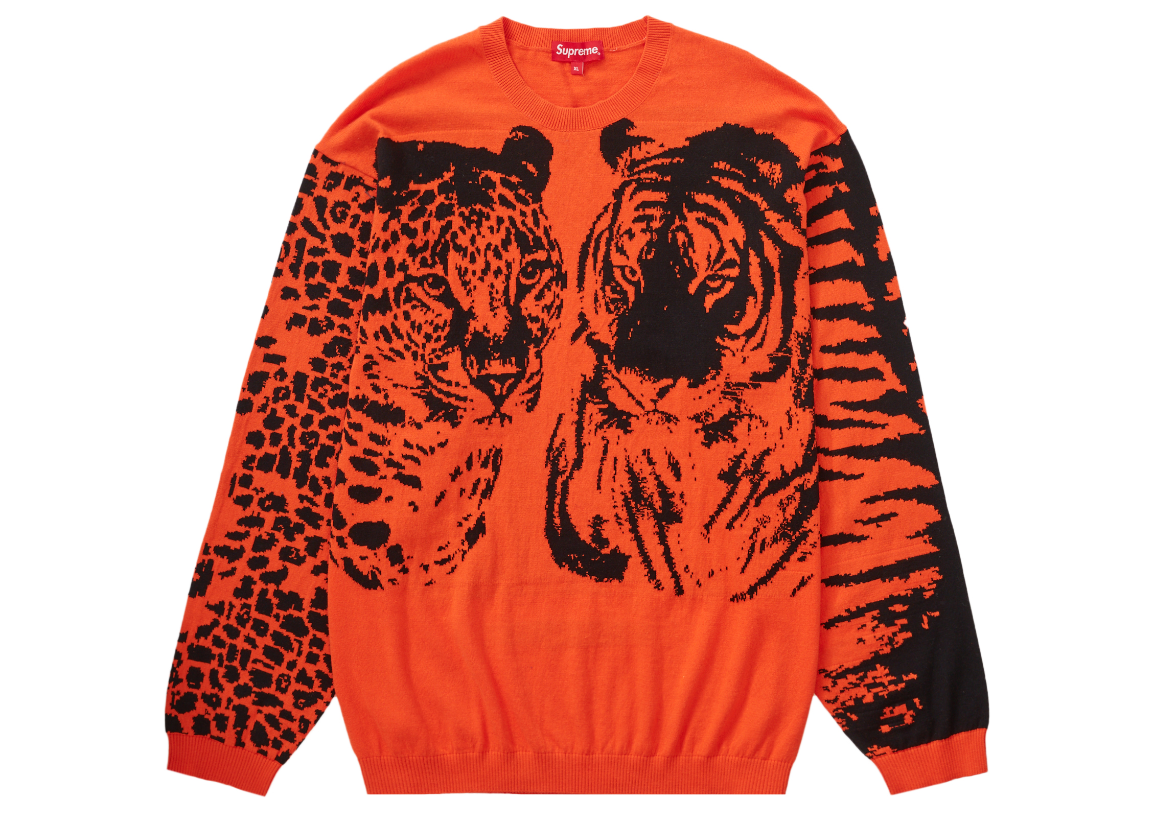 Supreme Big Cats Jacquard L/S Top OR L   www.vakilconsulting