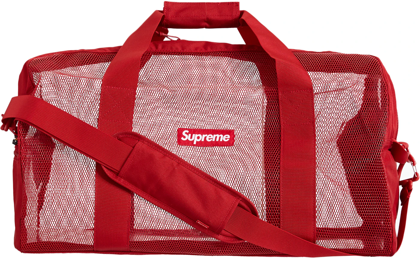 Supreme Red Duffle Bags for Men for sale