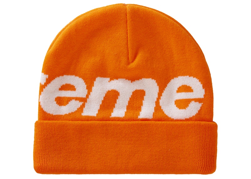 Supreme Big Logo Beanie (FW20) Bright Orange - FW20 - US