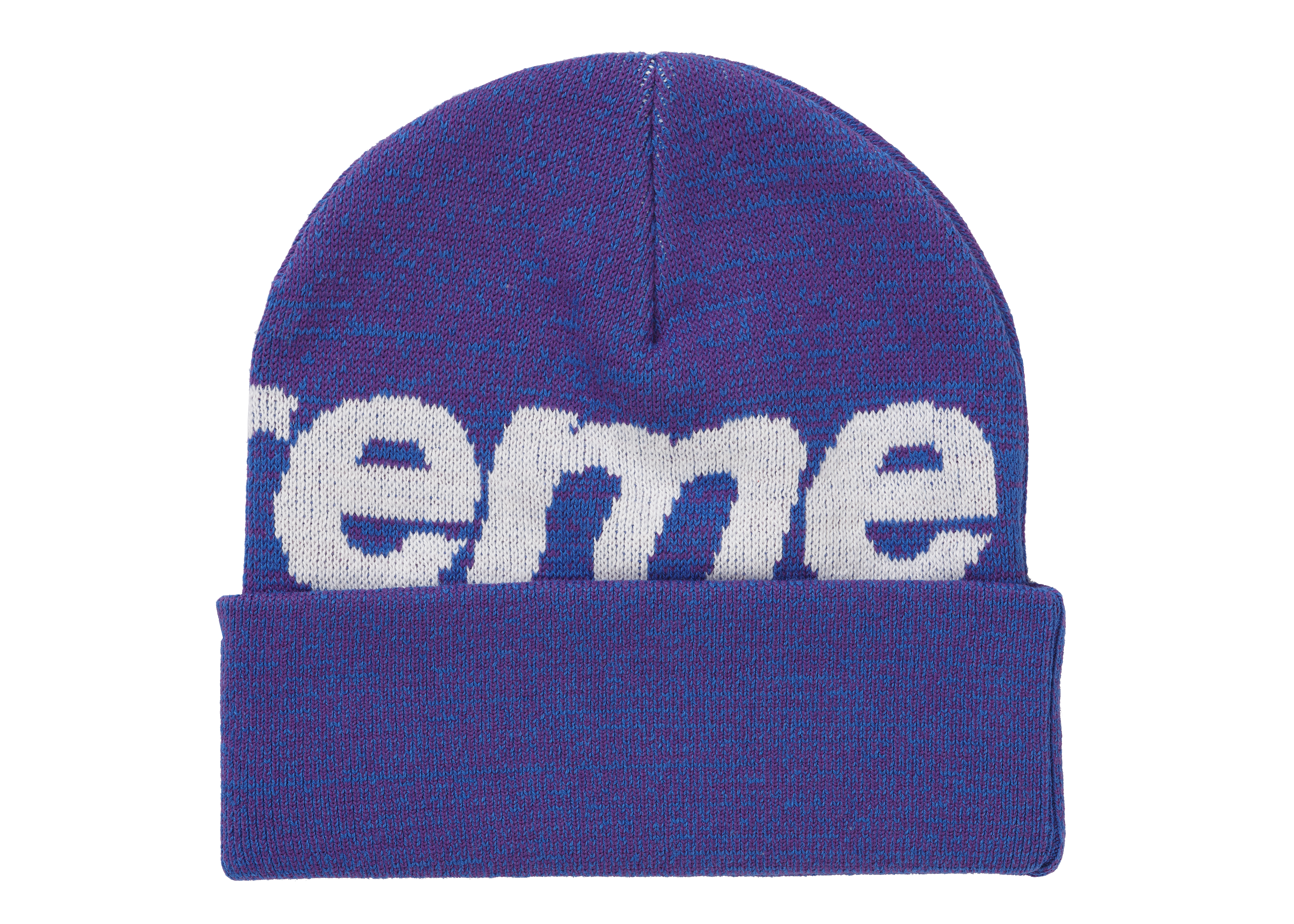 Supreme Big Logo Beanie (FW21) Blue Static