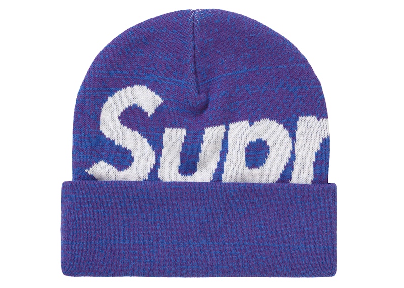 Supreme Big Logo Beanie (FW21) Blue Static - FW21 - GB