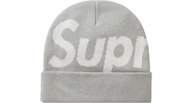 Supreme Big Logo Beanie Beanie (FW23) Grey