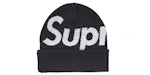 Supreme Big Logo Beanie (FW24) Black