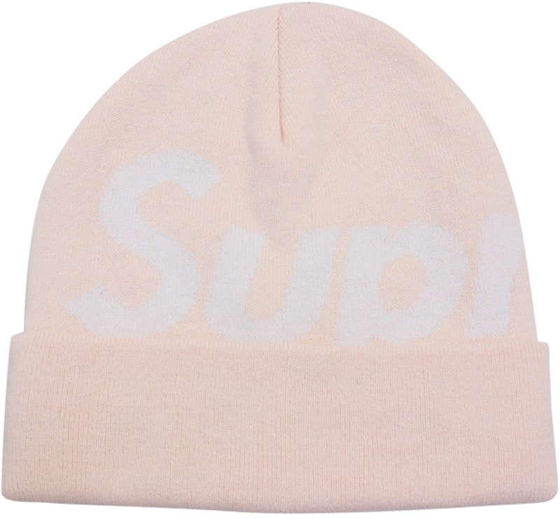 Supreme Big Logo Beanie Pink - FW15 - US