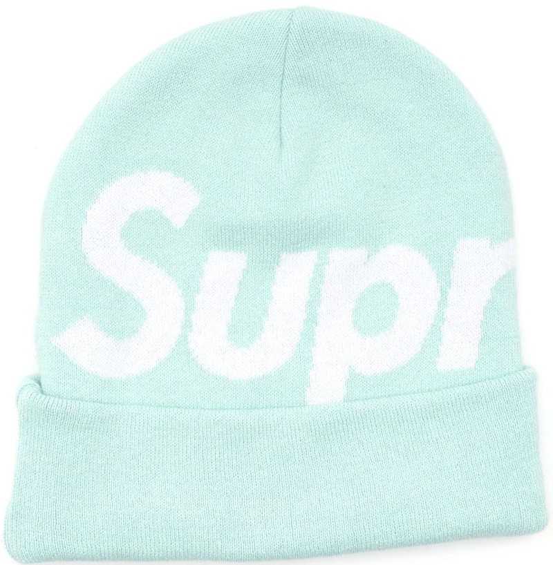 teal supreme beanie