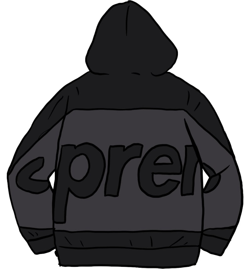 Supreme Big Logo Hooded Sweatshirt Black Men's - SS21 - US Supreme Big Logo Hooded Sweatshirt Black Men's - SS21 - US