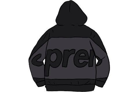 Supreme Big Logo Hooded Sweatshirt Black Men's - SS21 - US Supreme Big Logo Hooded Sweatshirt Black Men's - SS21 - US
