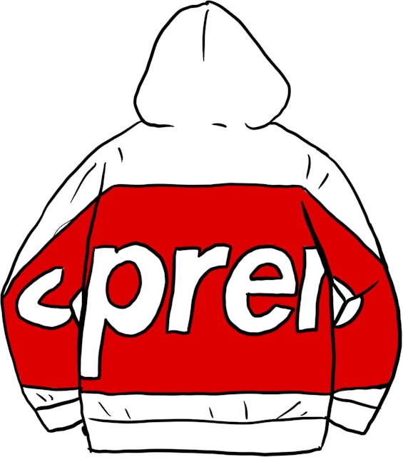 Supreme Big Logo Hooded Sweatshirt