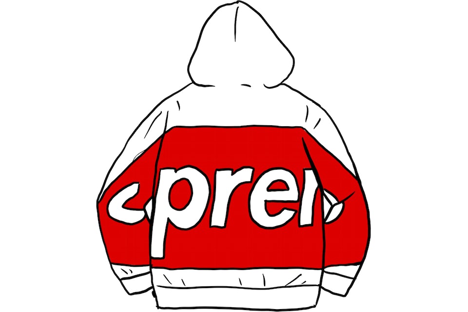 Supreme Big Logo Hooded Sweatshirt White Men's - SS21 - US