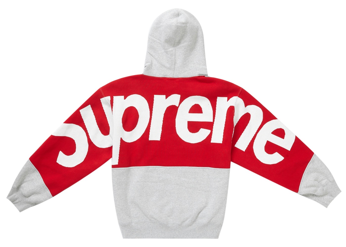 supreme big logo jacquard hooded sweatビッグロゴ