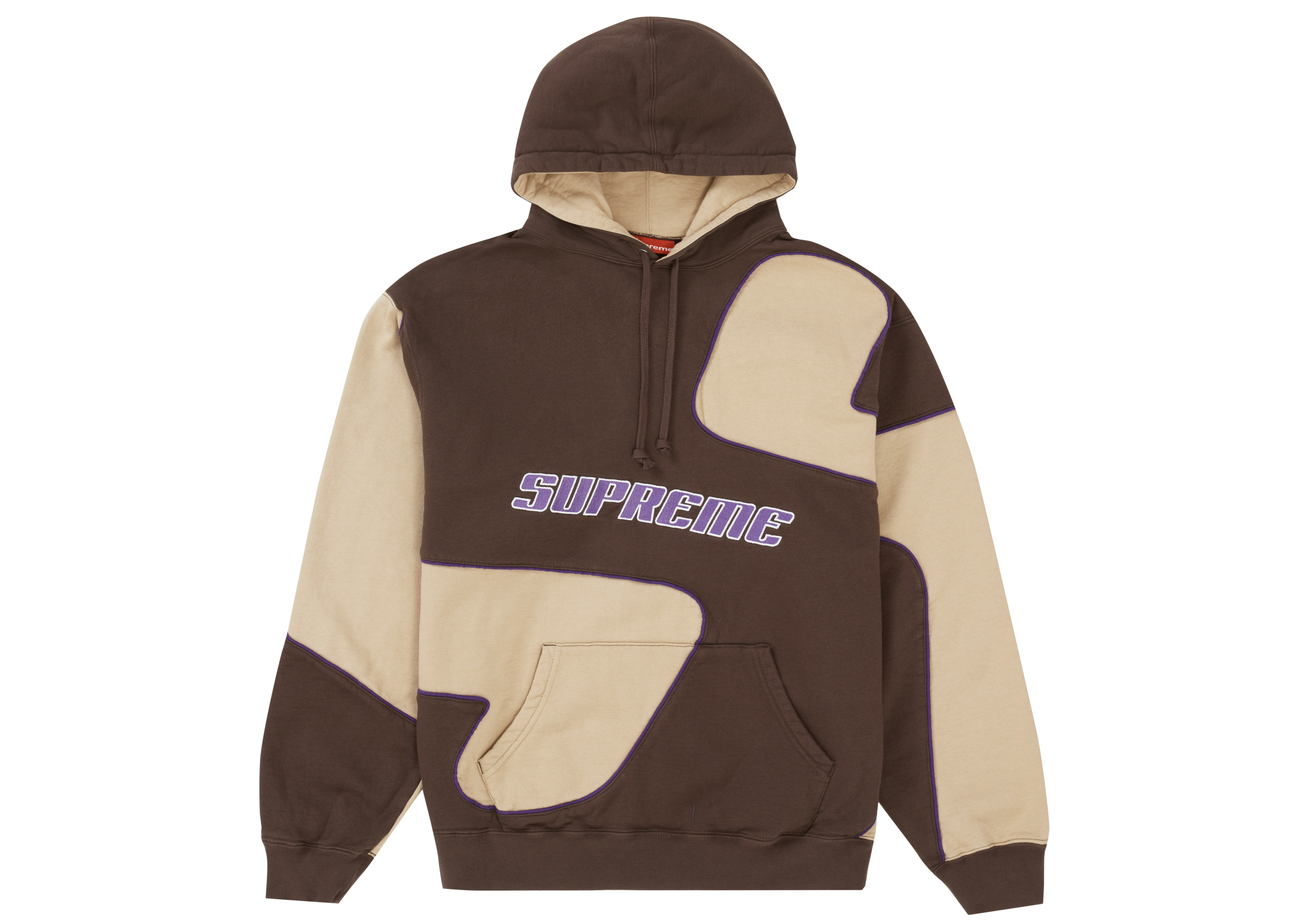 Supreme Big S Hooded Sweatshirt Brown メンズ - FW20 - JP