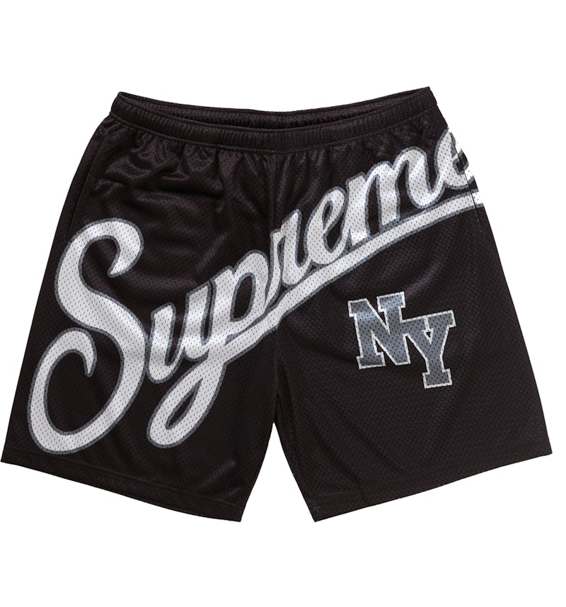 Supreme Big Script Mesh Short Black Men's SS24 US