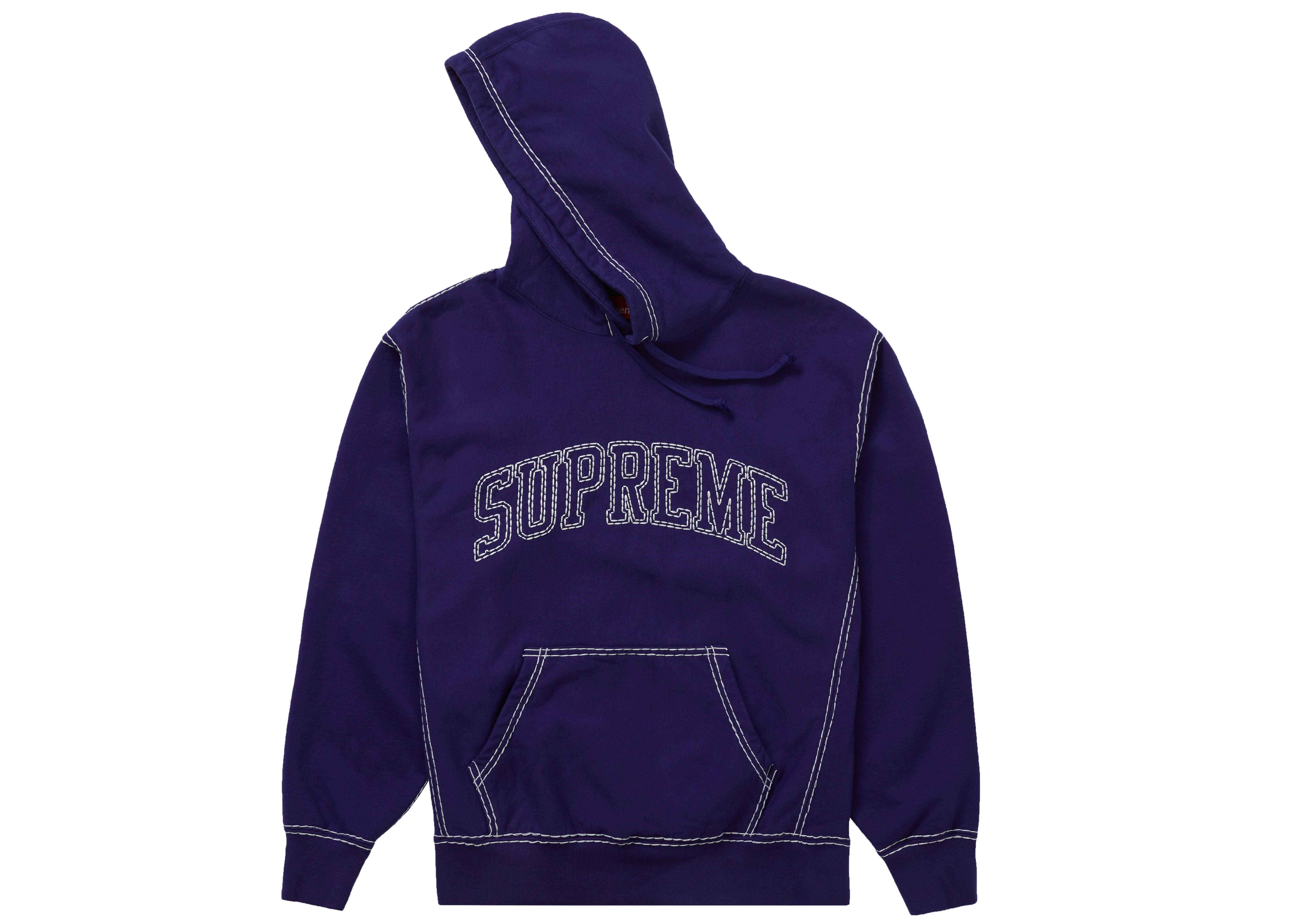 Supreme Big Stitch Hooded Sweatshirt Deals, SAVE 32 