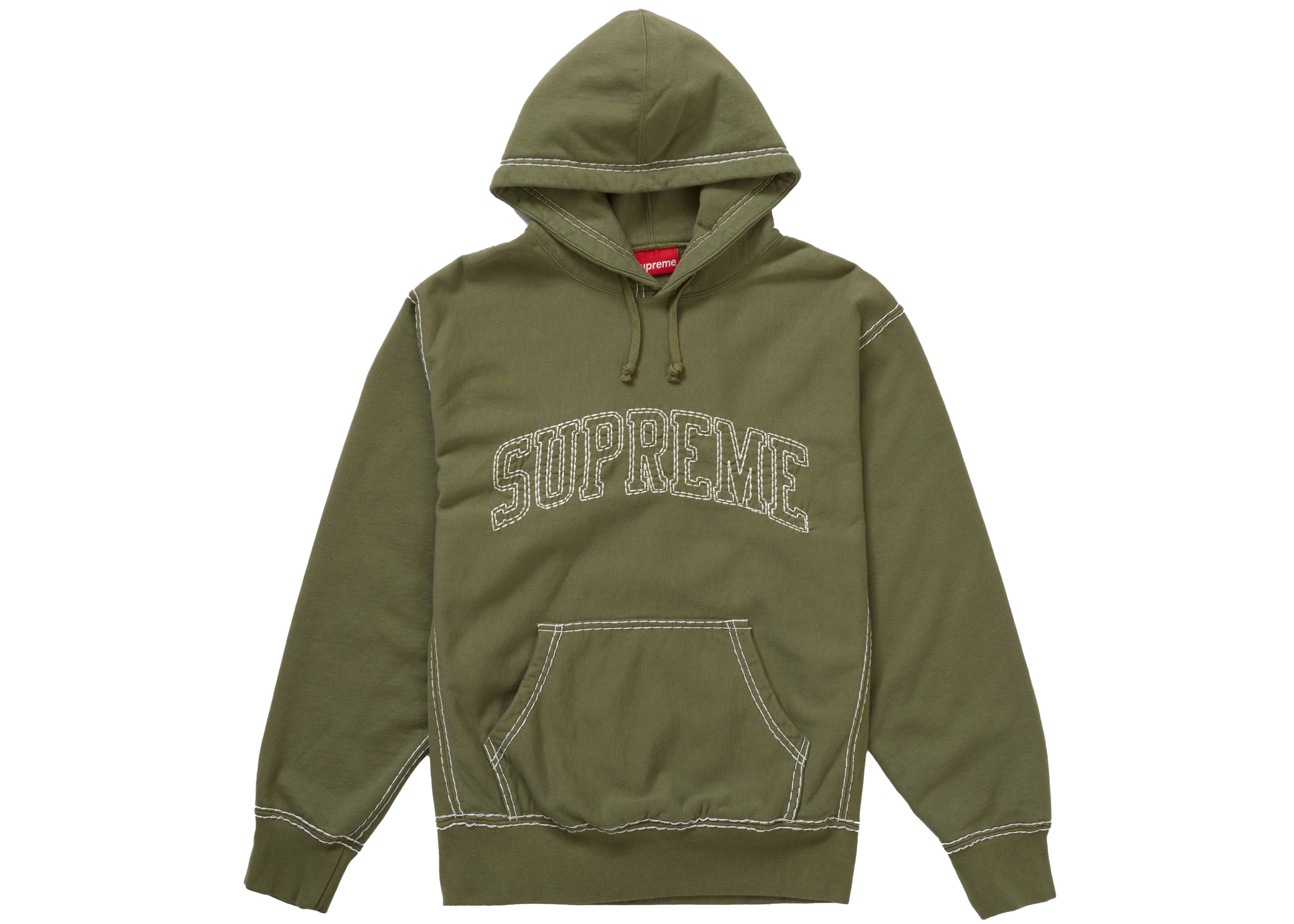 Supreme Big Stitch Hooded Sweatshirt Deals, SAVE 32 