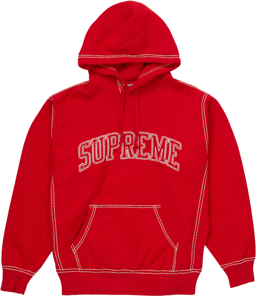Supreme Big Stitch Sweatpant RED size SMALL (FW20) SOLD OUT