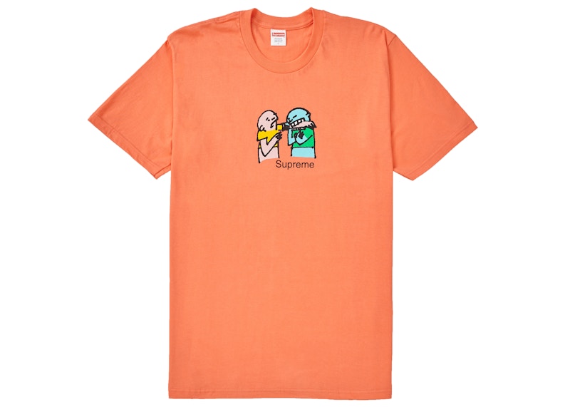 Supreme Bite Tee Neon Orange Men's - FW19 - US