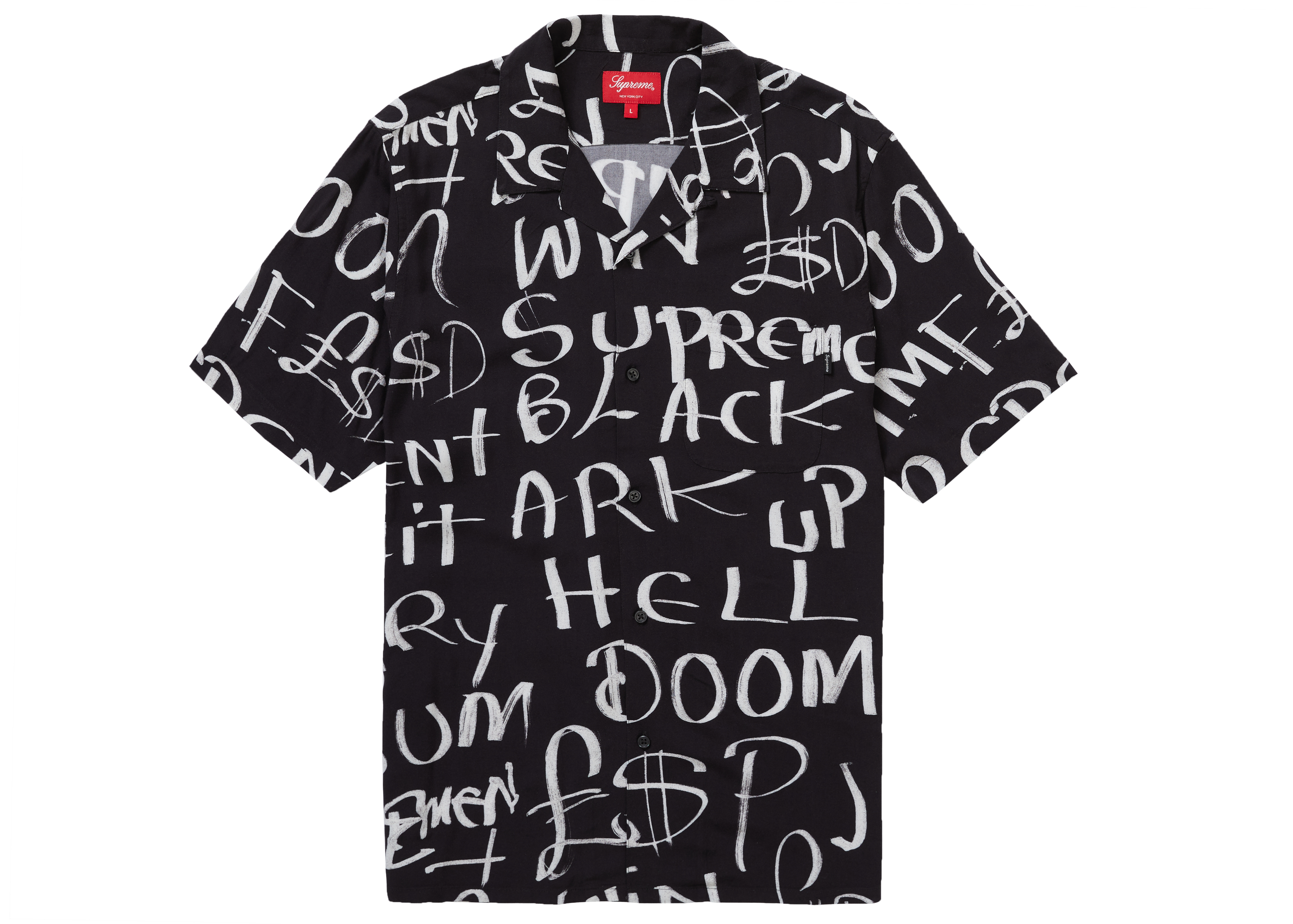 Supreme Black Ark Rayon S/S Shirt Black Men's - FW20 - US
