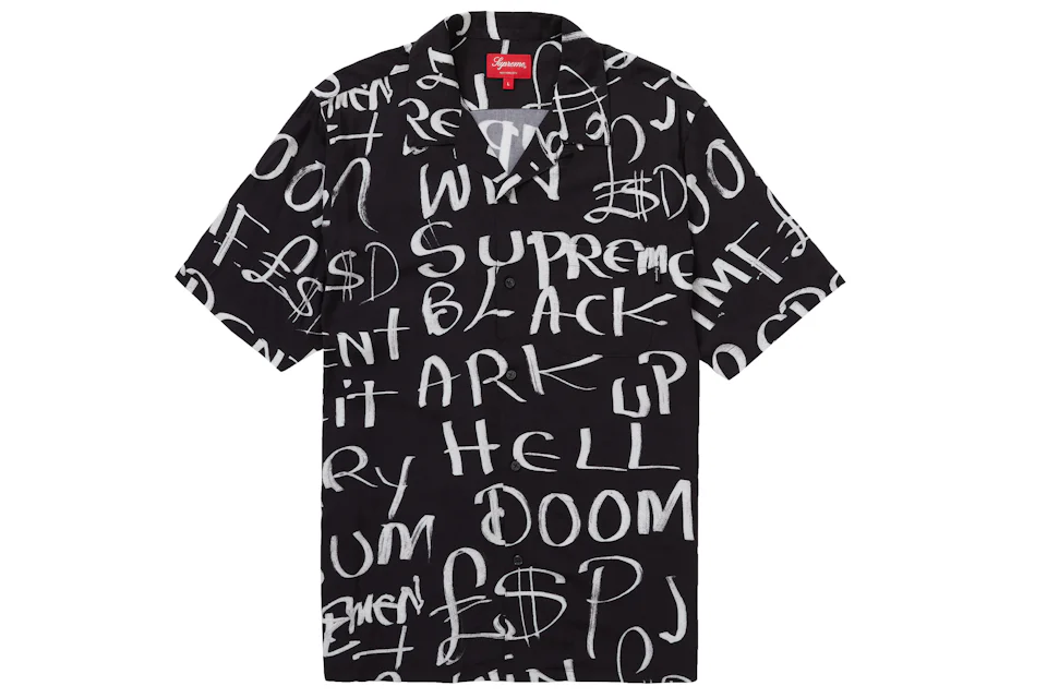 Supreme Black Ark Rayon S/S Shirt Black