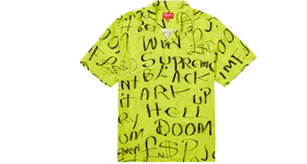 Supreme Black Ark Rayon S/S Shirt Fluorescent Yellow