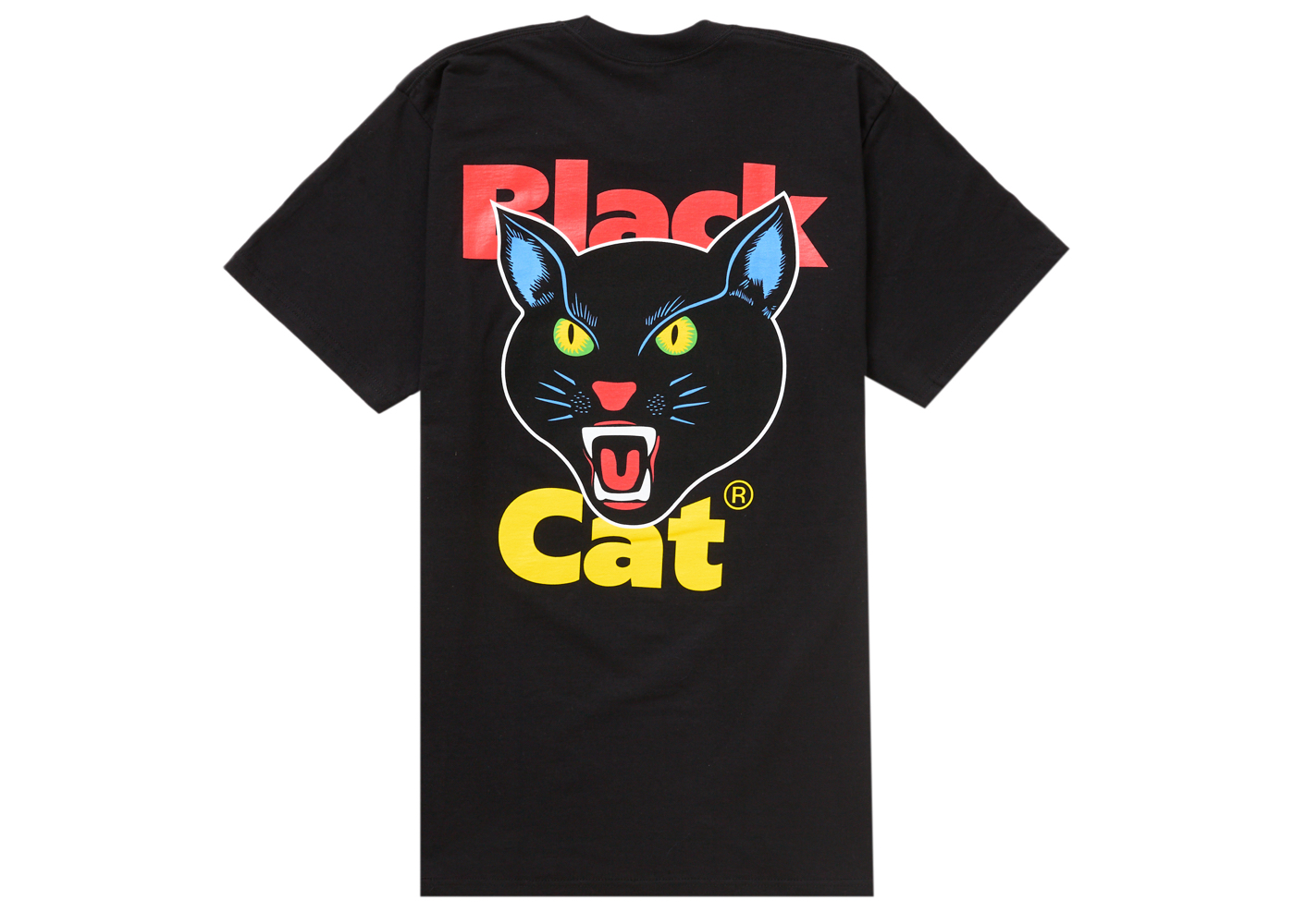 Supreme Black Cat Tee (SS24) Black Men's - US