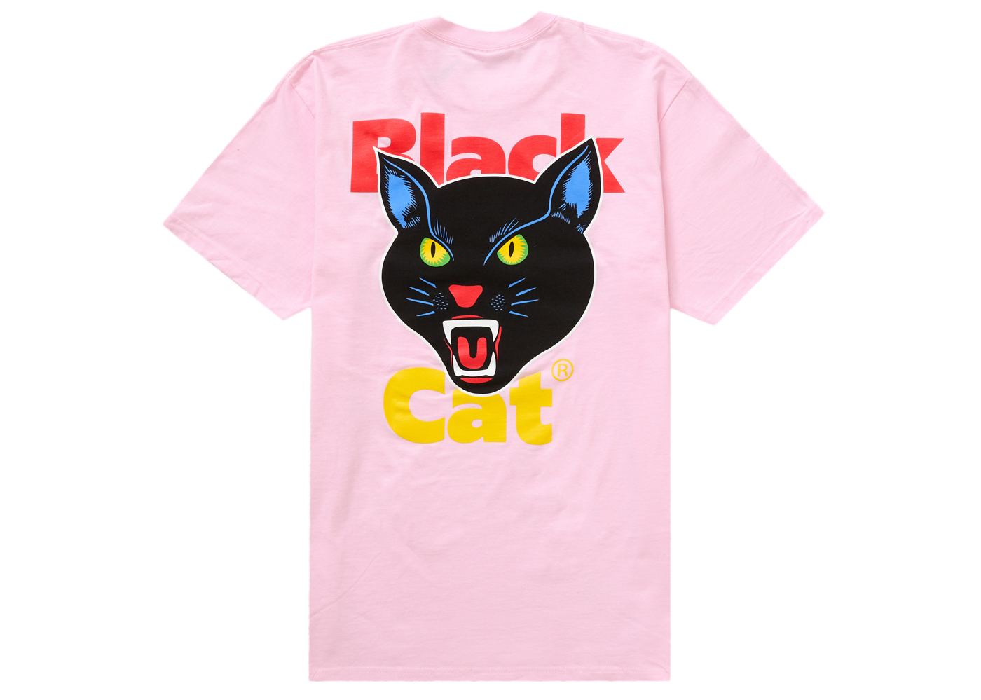 Supreme Black Cat TEE (SS24) Light Pink