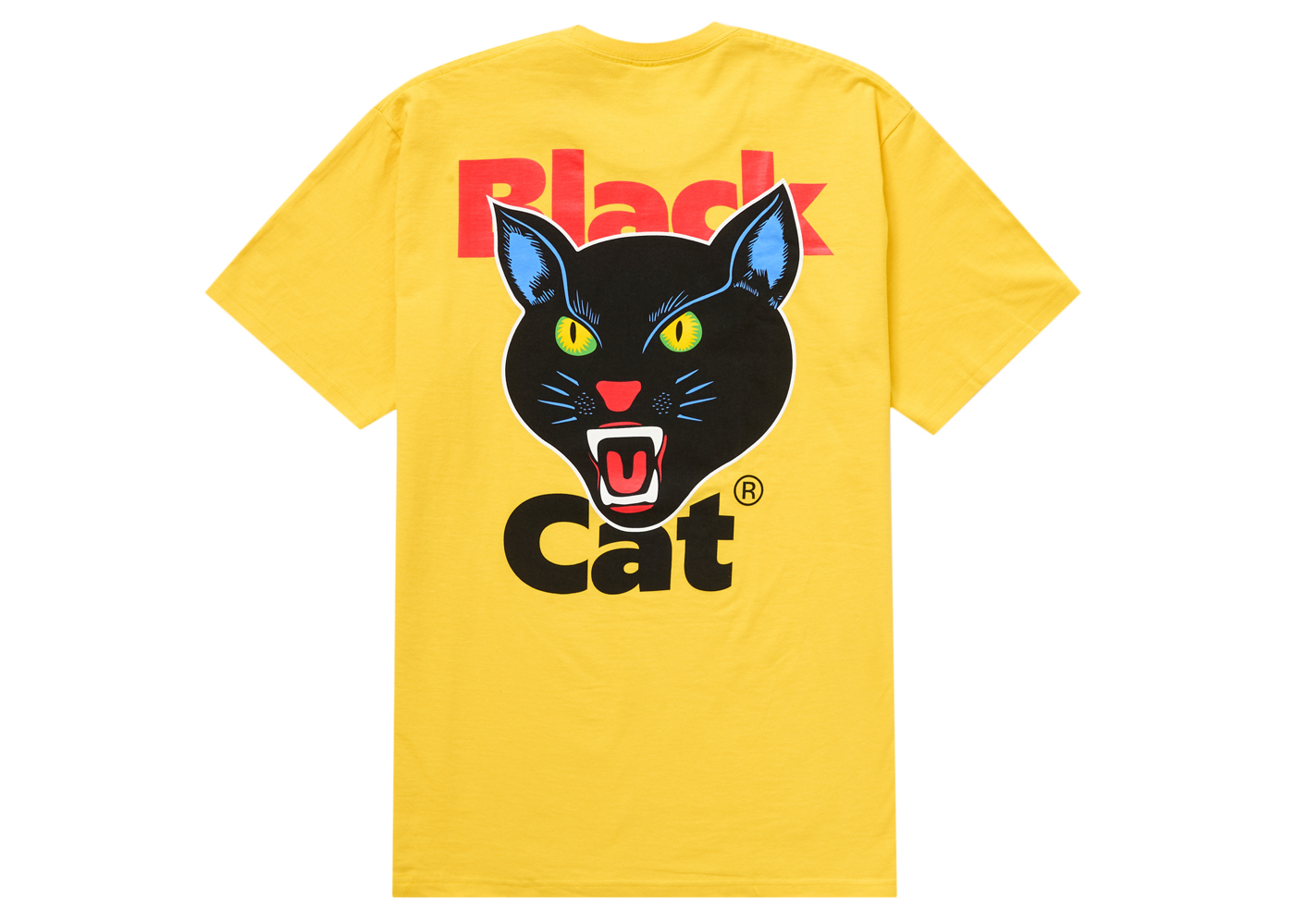 Supreme Black Cat TEE (SS24) Yellow