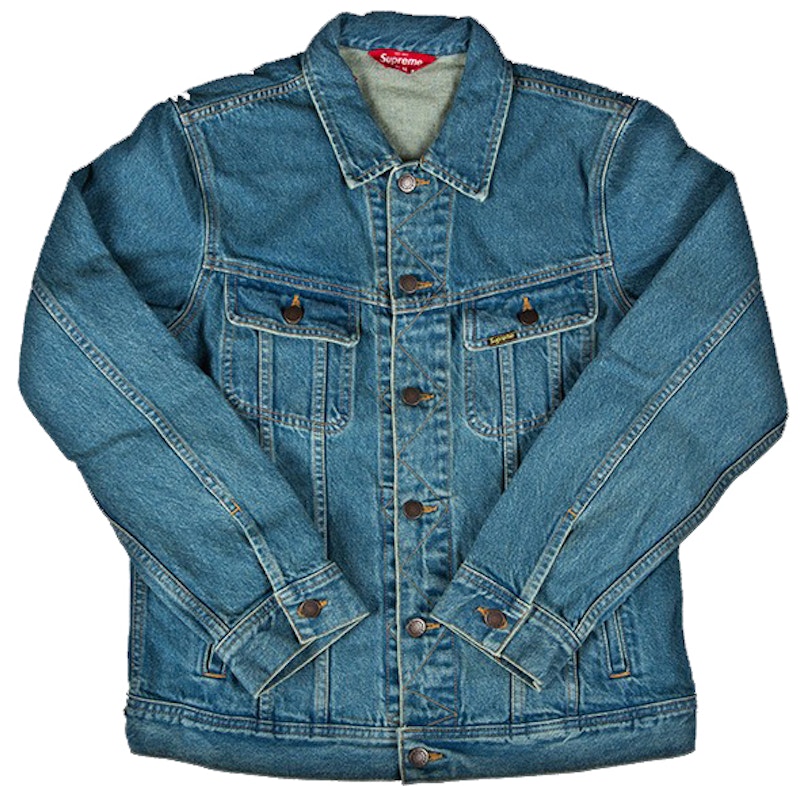 Supreme Black Sabbath Denim Trucker Jacket Washed Blue メンズ