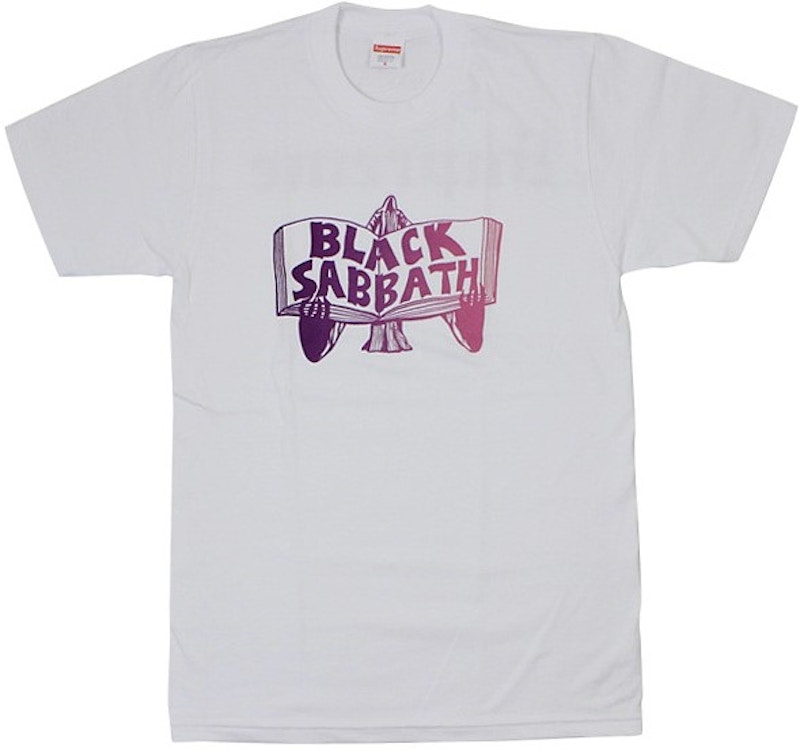 Supreme Black Sabbath Tome Tee White Men's - SS16 - US