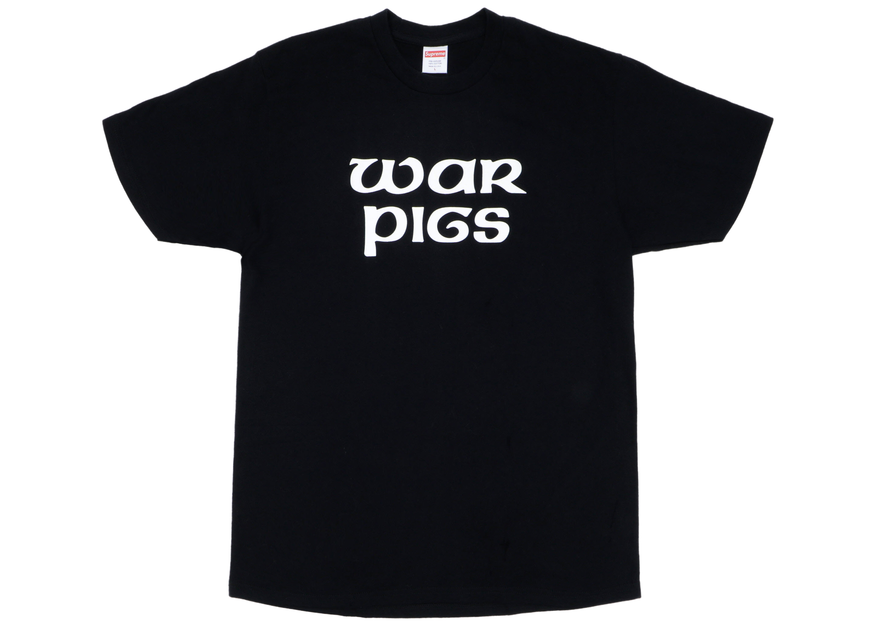 Supreme Black Sabbath War Pigs Tee Black Men's - SS16 - US