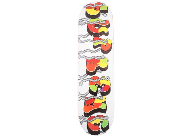 Supreme Blade Whole Car Skateboard Deck White - FW16 - US