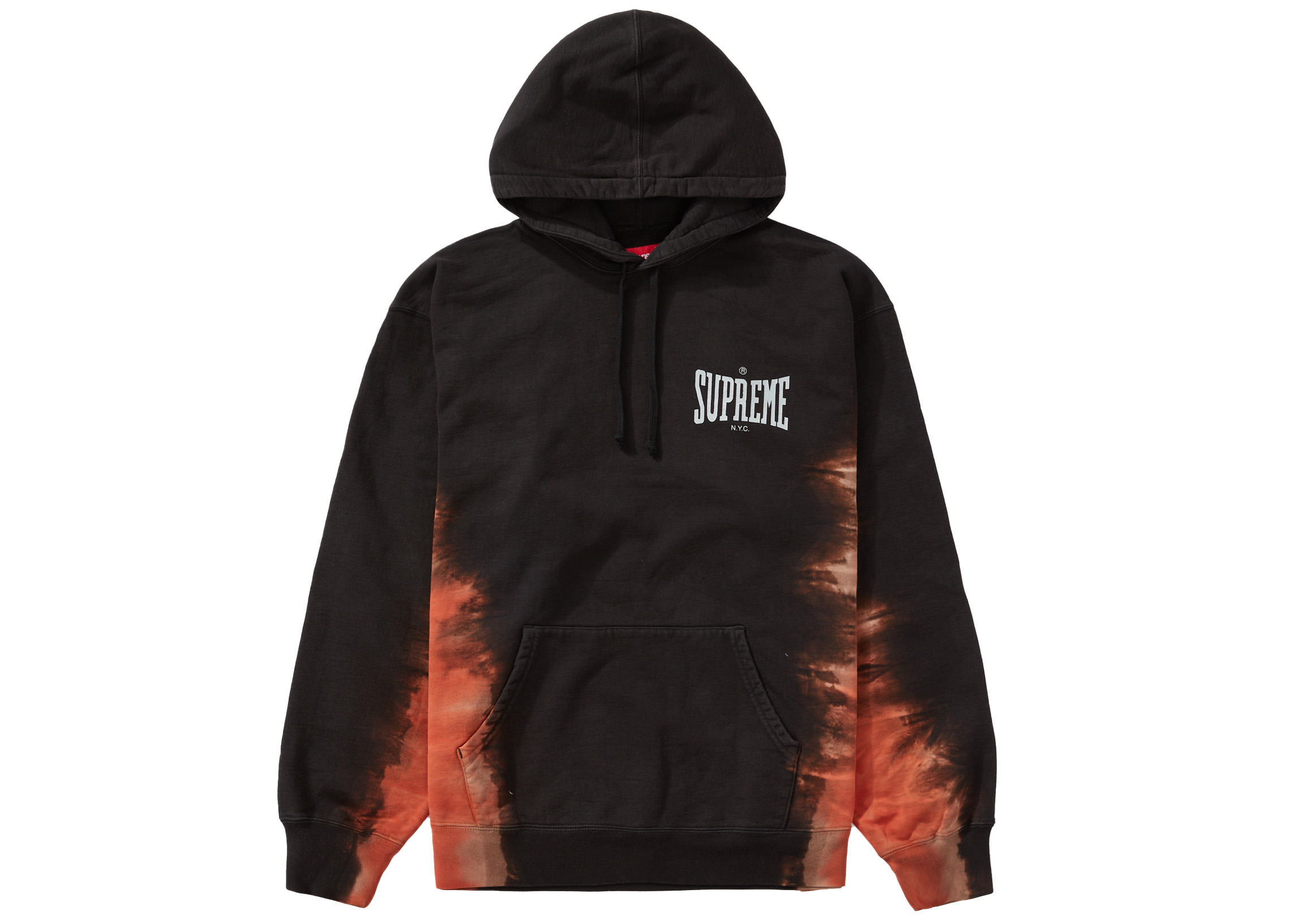 supreme Bleached Hooded m