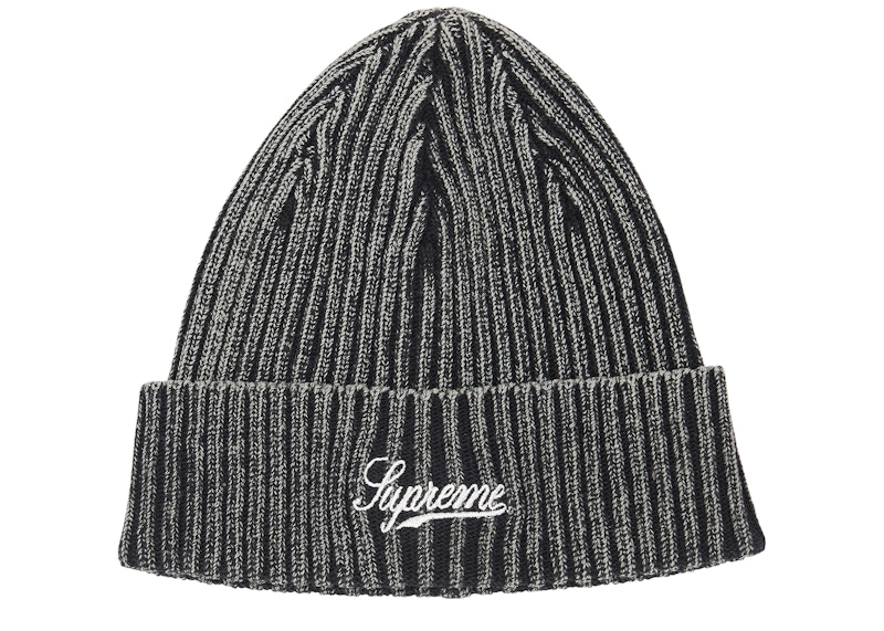 ニット帽/ビーニーSupreme Bleached Rib Beanie Black