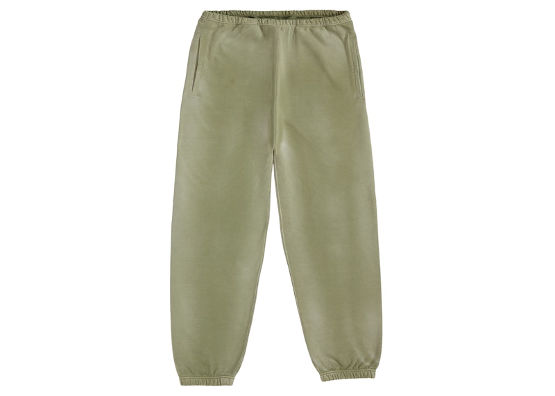 Supreme Bleached Sweatpant Light Olive
