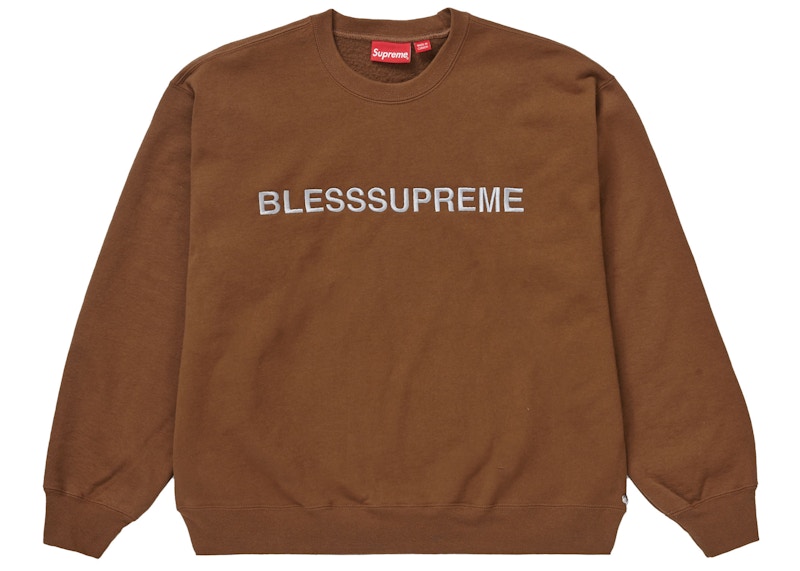 Supreme Bless Crewneck Brown Men's - FW23 - GB