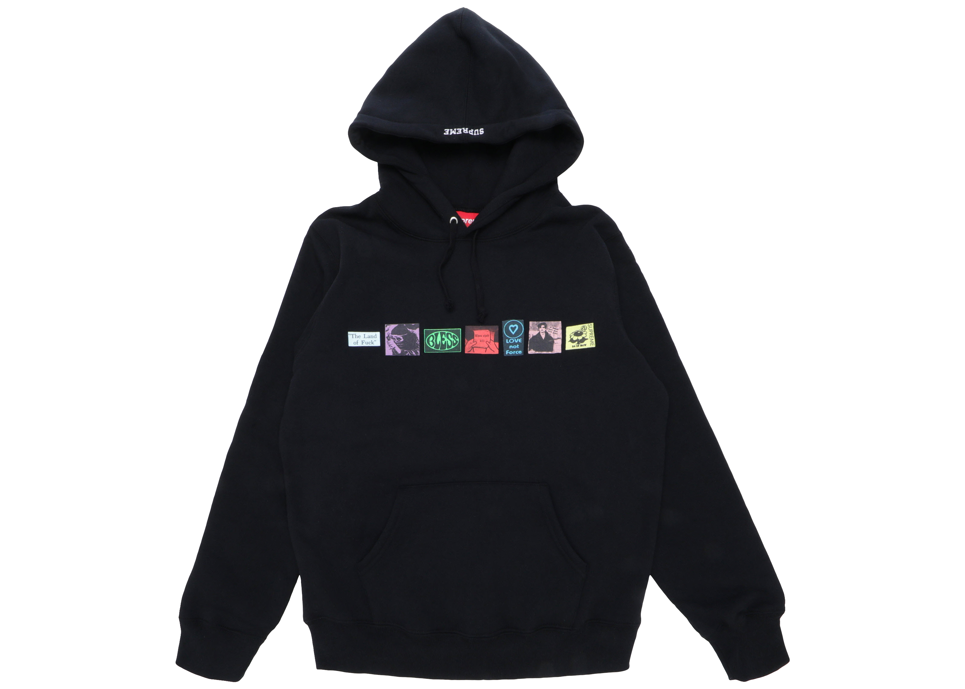 Supreme Bless Hooded Sweatshirt Black メンズ - SS18 - JP