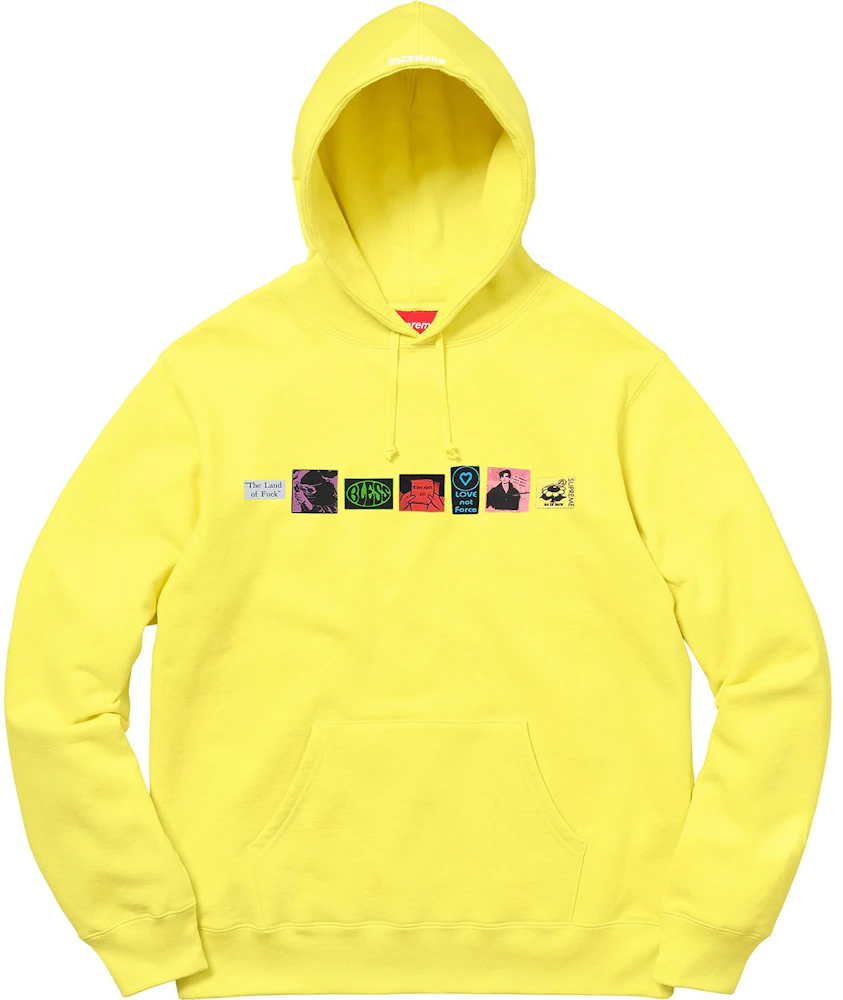 Supreme Bless Hooded Sweatshirt Lemon Men's - SS18 - US