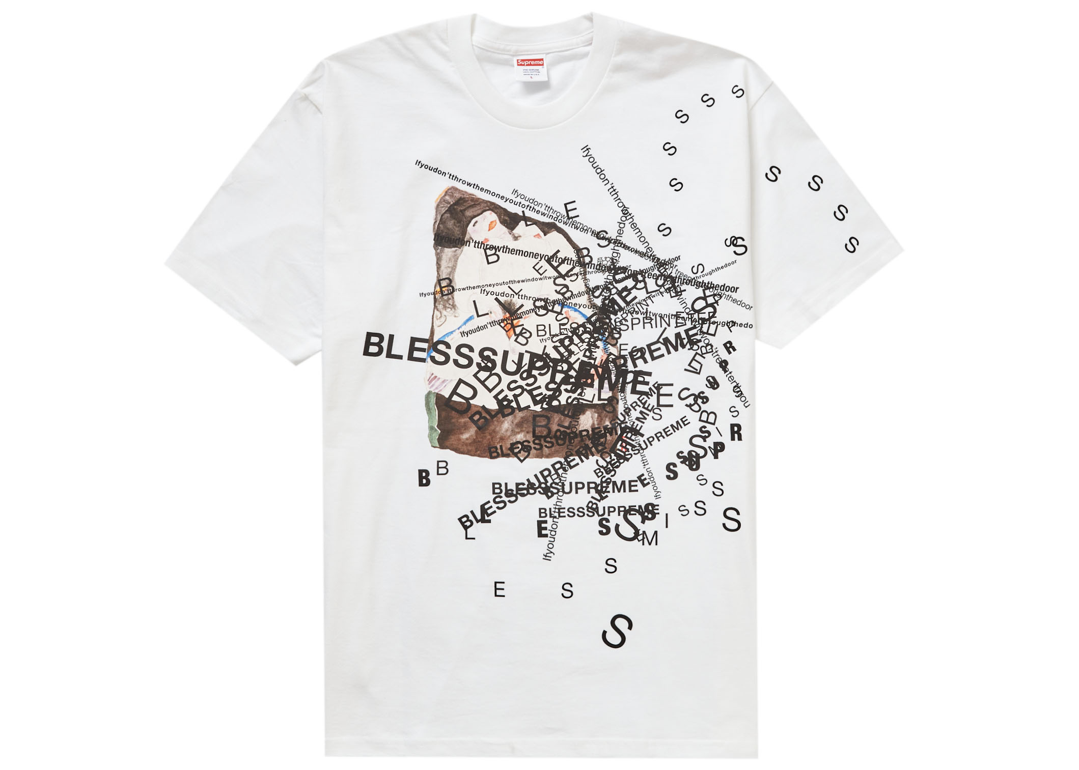 Supreme Bless Observed In A Dream Tee White Men's - FW23 - US