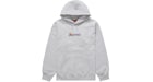 Supreme Bling Box Logo Hooded Sweatshirt Ash Grey