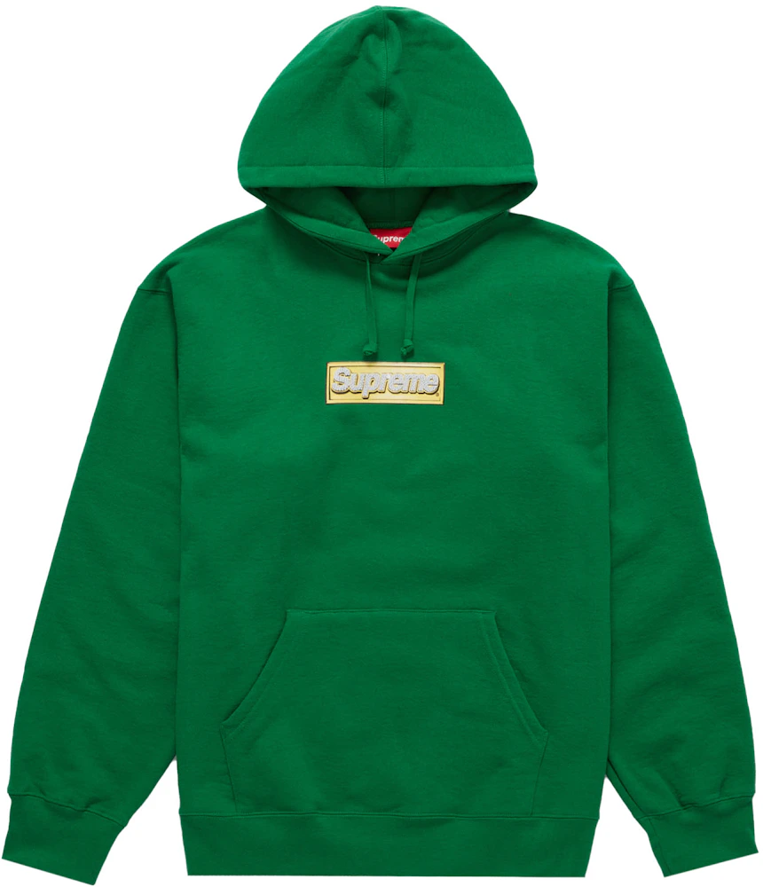 Supreme Box Logo Hooded Sweatshirt 'Sage' | Green | Men's Size L